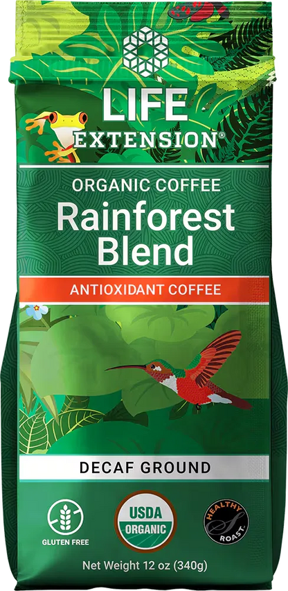 Rainforest Blend Ground Coffee, 12 oz