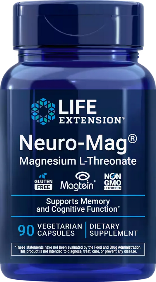 Neuro-Mag® Magnesium L-Threonate, 90 vegetarian capsules