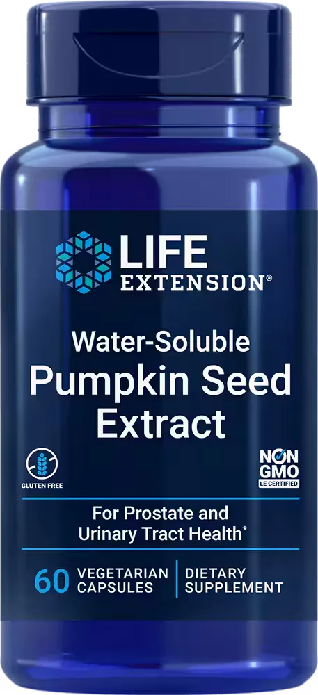 Water-Soluble Pumpkin Seed Extract, 60 vegetarian capsules