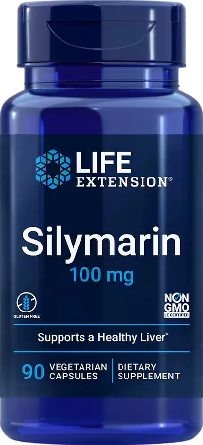 Silymarin, 100 mg, 90 vegetarian capsules