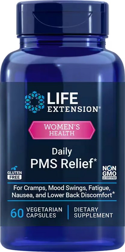 Daily PMS Relief, 60 vegetarian capsules