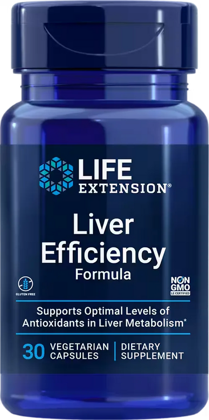 Liver Efficiency Formula, 30 vegetarian capsules