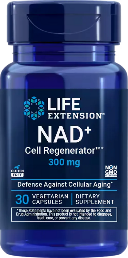 NAD+ Cell Regenerator™*, 300 mg, 30 vegetarian capsules