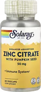 BioCitrate™ Zinc, 50 mg, 60 capsules