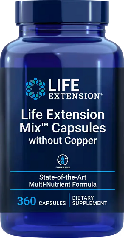 Life Extension Mix™ Capsules without Copper, 360 capsules