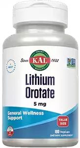 Lithium Orotate, 5 mg, 60 capsules