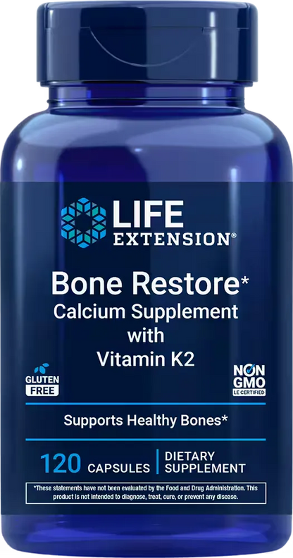 Bone Restore with Vitamin K2, 120 capsules