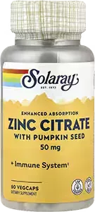 BioCitrate™ Zinc, 50 mg, 60 capsules