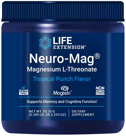 Neuro-Mag® Magnesium L-Threonate (Tropical Punch), 93.35 grams