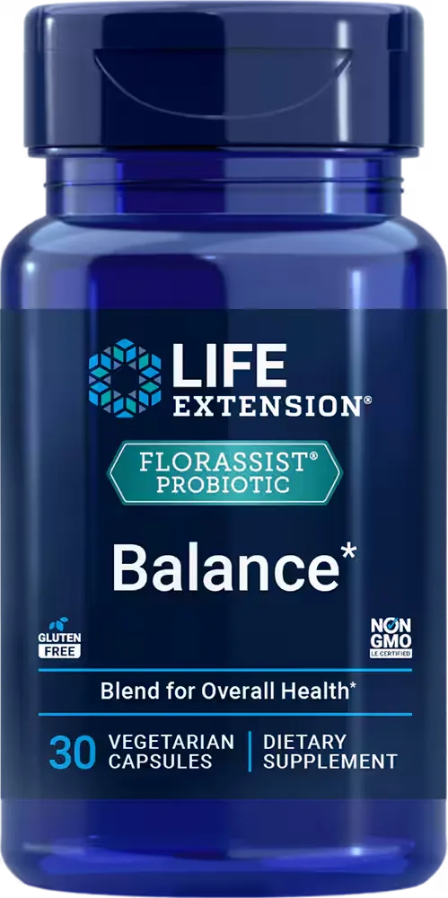 FLORASSIST® PROBIOTIC Balance, 30 vegetarian capsules
