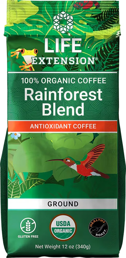 Rainforest Blend Ground Coffee, 12 oz