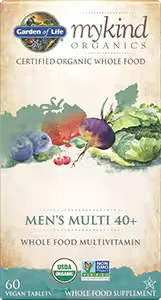 mykind Organics Men's Multi 40+, 60 tablets