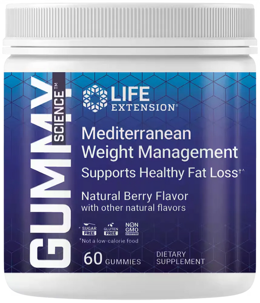 Gummy Science™ Mediterranean Weight Management (Berry), 60 gummies