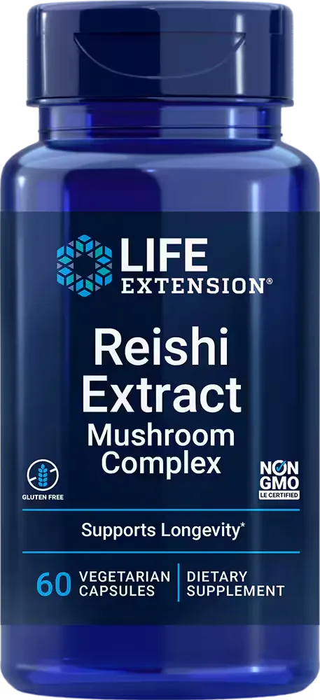 Reishi Extract Mushroom Complex, 60 vegetarian capsules