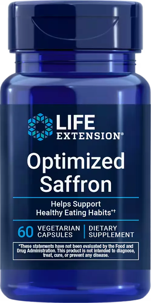 Optimized Saffron, 60 vegetarian capsules