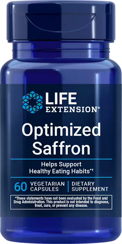 Optimized Saffron, 60 vegetarian capsules