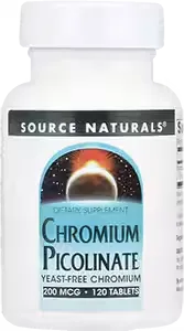 Chromium Picolinate, 200 mcg, 120 tablets