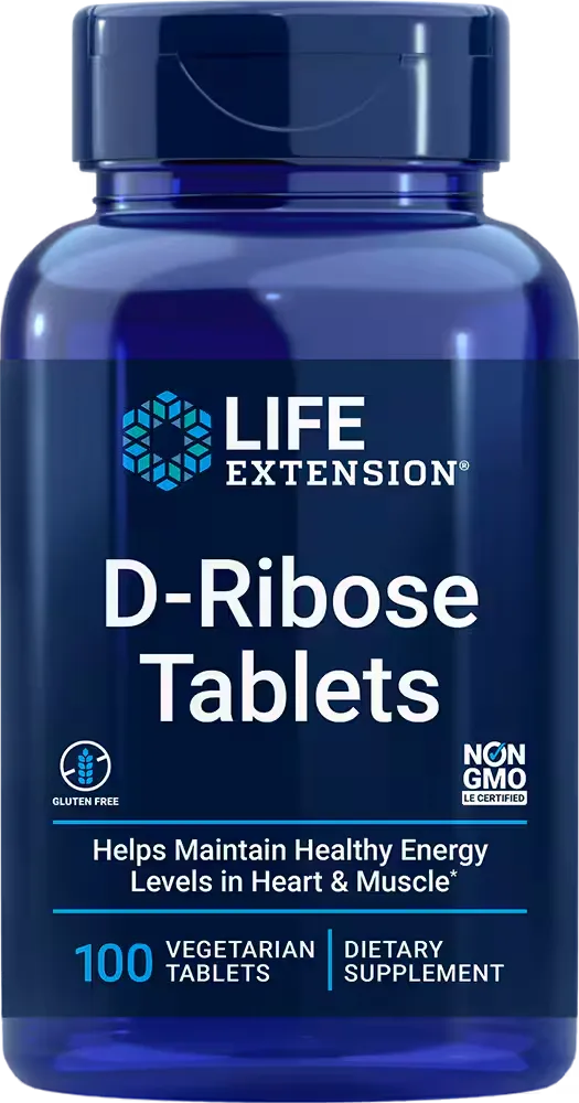 D-Ribose Tablets, 100 vegetarian tablets