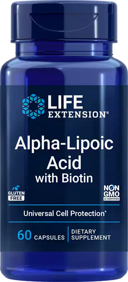 Alpha-Lipoic Acid with Biotin, 60 capsules