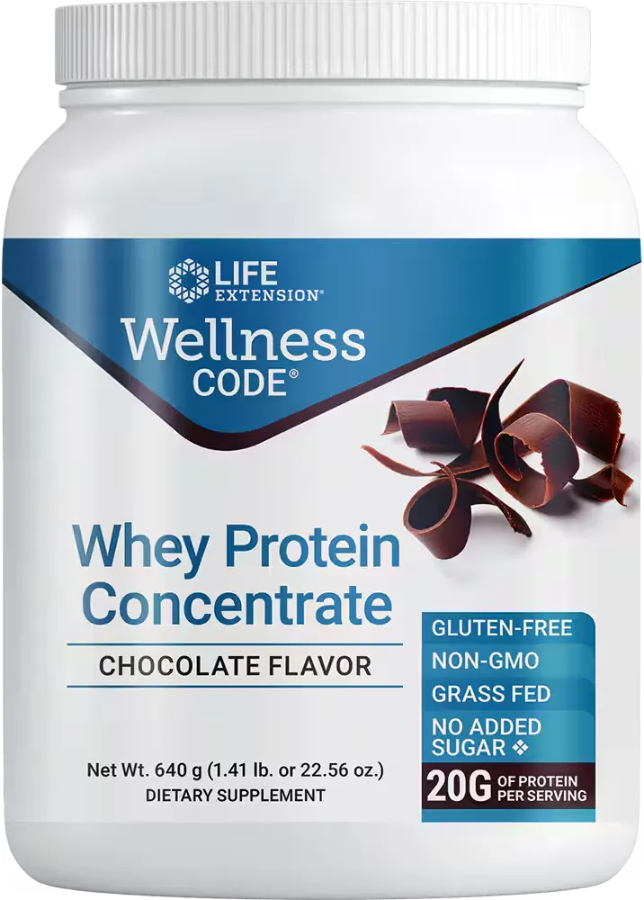 Wellness Code® Whey Protein Concentrate (Chocolate), 640 grams