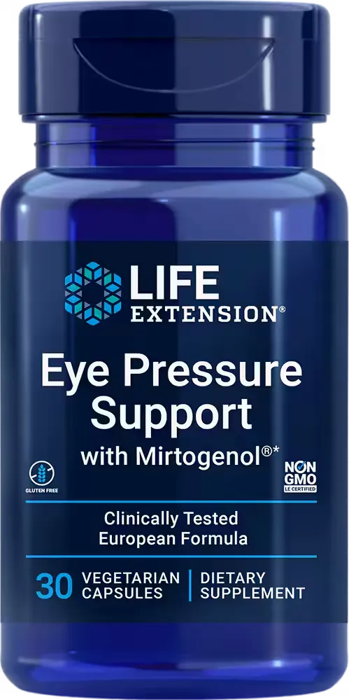 Eye Pressure Support with Mirtogenol®, 30 vegetarian capsules