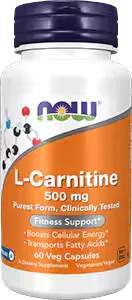 L-Carnitine, 500 mg, 60 capsules