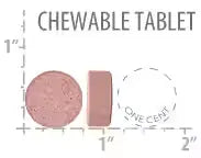 FLORASSIST® Prebiotic Chewable (Strawberry), 60 vegetarian chewable tablets