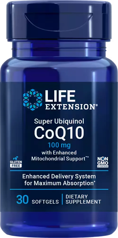 Super Ubiquinol CoQ10 with Enhanced Mitochondrial Support™, 100 mg, 60 softgels