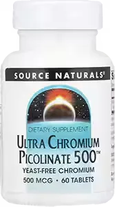 Ultra Chromium Picolinate 500™, 500 mcg, 60 tablets