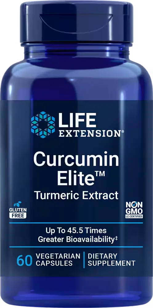 Curcumin Elite™ Turmeric Extract, 60 vegetarian capsules