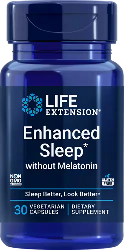 Enhanced Sleep without Melatonin, 30 vegetarian capsules