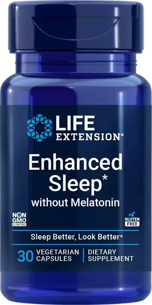 Enhanced Sleep without Melatonin, 30 vegetarian capsules