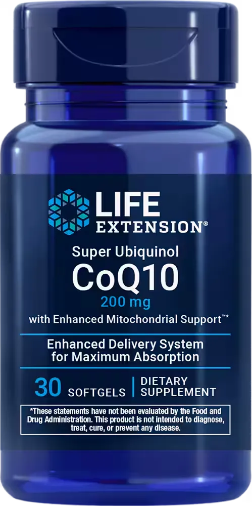 Super Ubiquinol CoQ10 with Enhanced Mitochondrial Support™, 50 mg, 100 softgels
