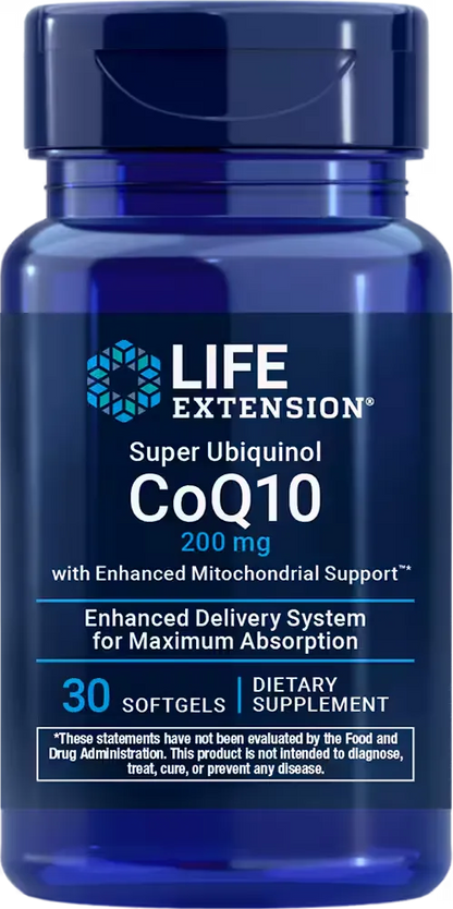 Super Ubiquinol CoQ10 with Enhanced Mitochondrial Support™, 50 mg, 100 softgels
