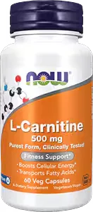 L-Carnitine, 500 mg, 60 capsules
