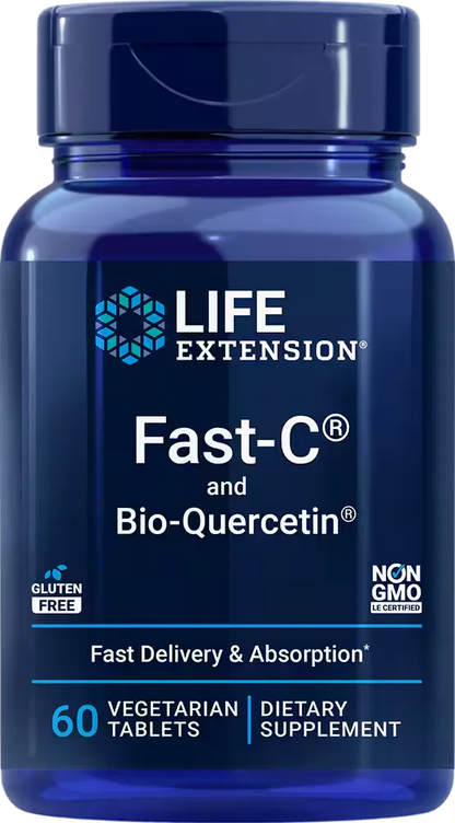 Fast-C® and Bio-Quercetin®, 60 vegetarian tablets