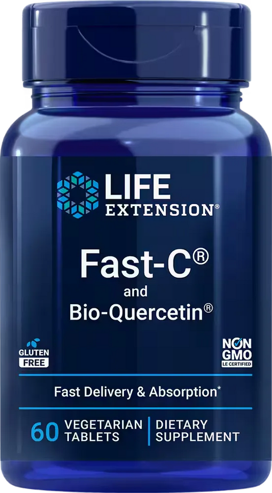 Fast-C® and Bio-Quercetin®, 60 vegetarian tablets