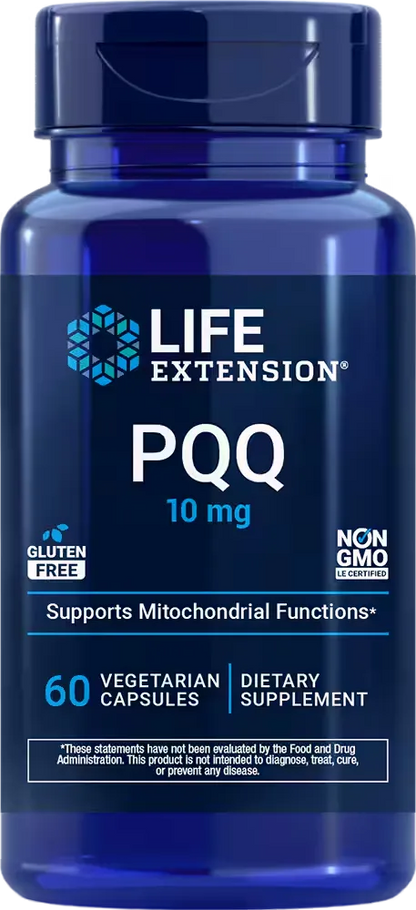 PQQ, 10 mg, 60 vegetarian capsules