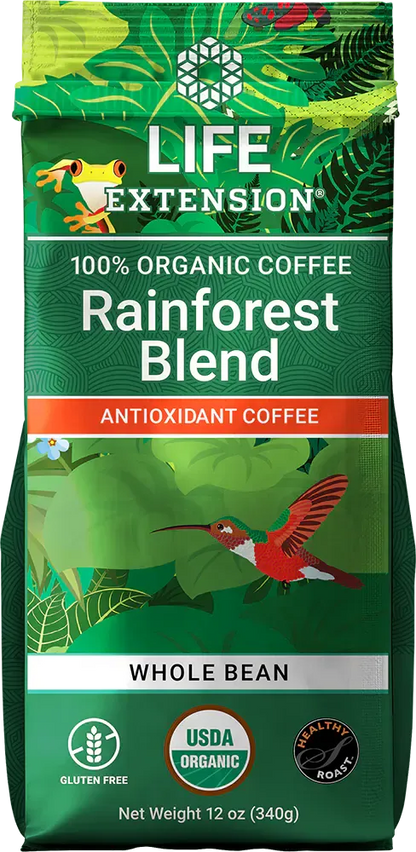 Rainforest Blend Whole Bean Coffee, 12 oz