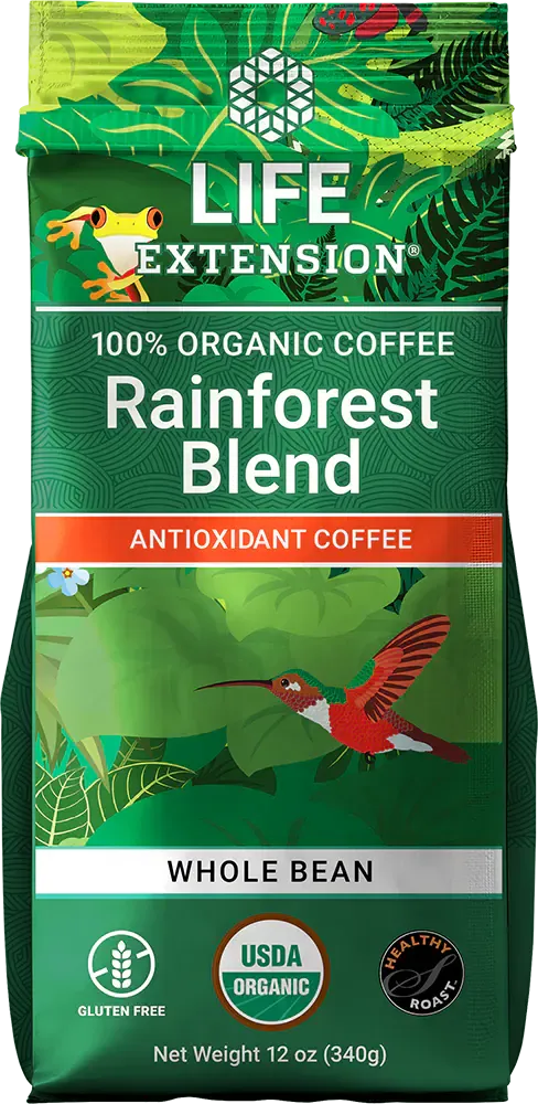 Rainforest Blend Whole Bean Coffee, 12 oz