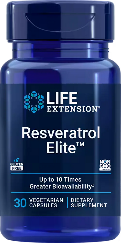 Resveratrol Elite™, 30 vegetarian capsules