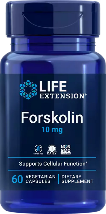 Forskolin, 10 mg, 60 vegetarian capsules