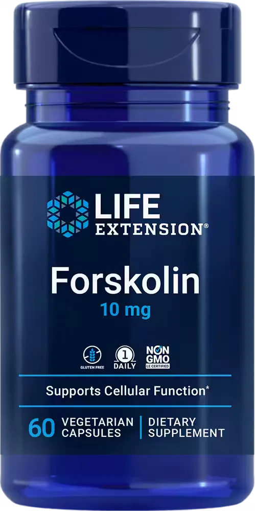 Forskolin, 10 mg, 60 vegetarian capsules