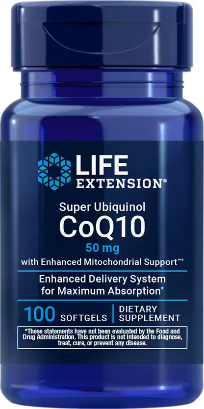 Super Ubiquinol CoQ10 with Enhanced Mitochondrial Support™, 100 mg, 30 softgels