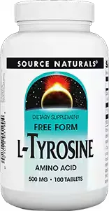 L-Tyrosine, 500 mg, 100 tablets