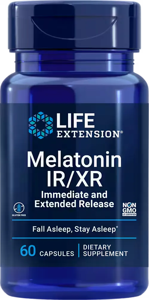 Melatonin IR/XR, 60 capsules