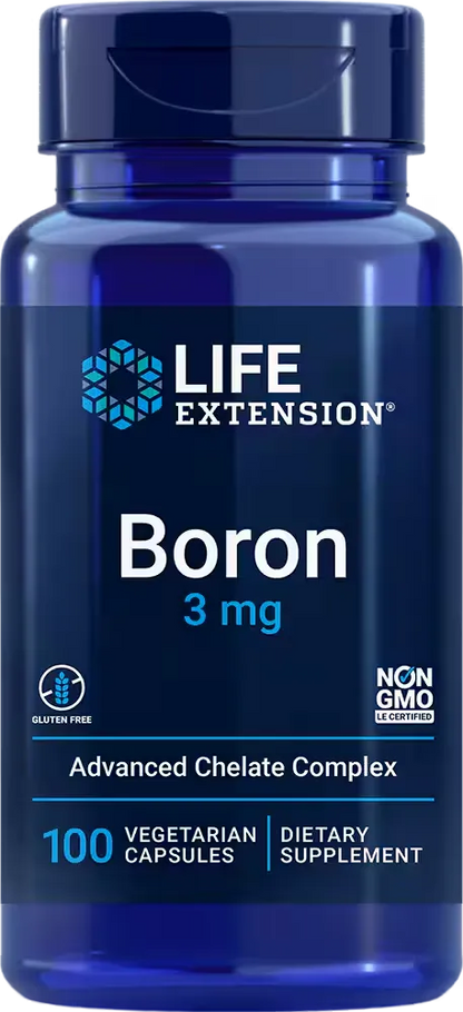 Boron, 3 mg, 100 vegetarian capsules