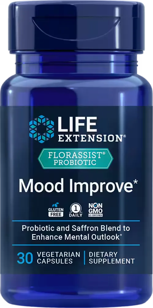 FLORASSIST® Probiotic Mood Improve, 30 vegetarian capsules