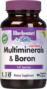 Iron Free Multi Minerals Plus Boron, 180 capsules