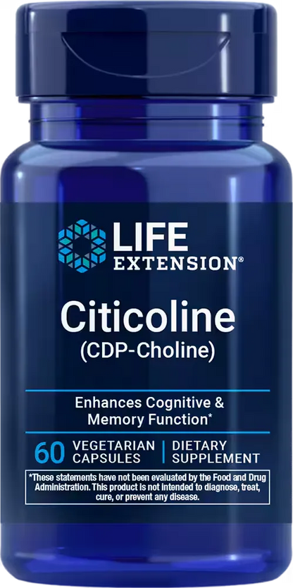 Citicoline (CDP-Choline), 60 vegetarian capsules